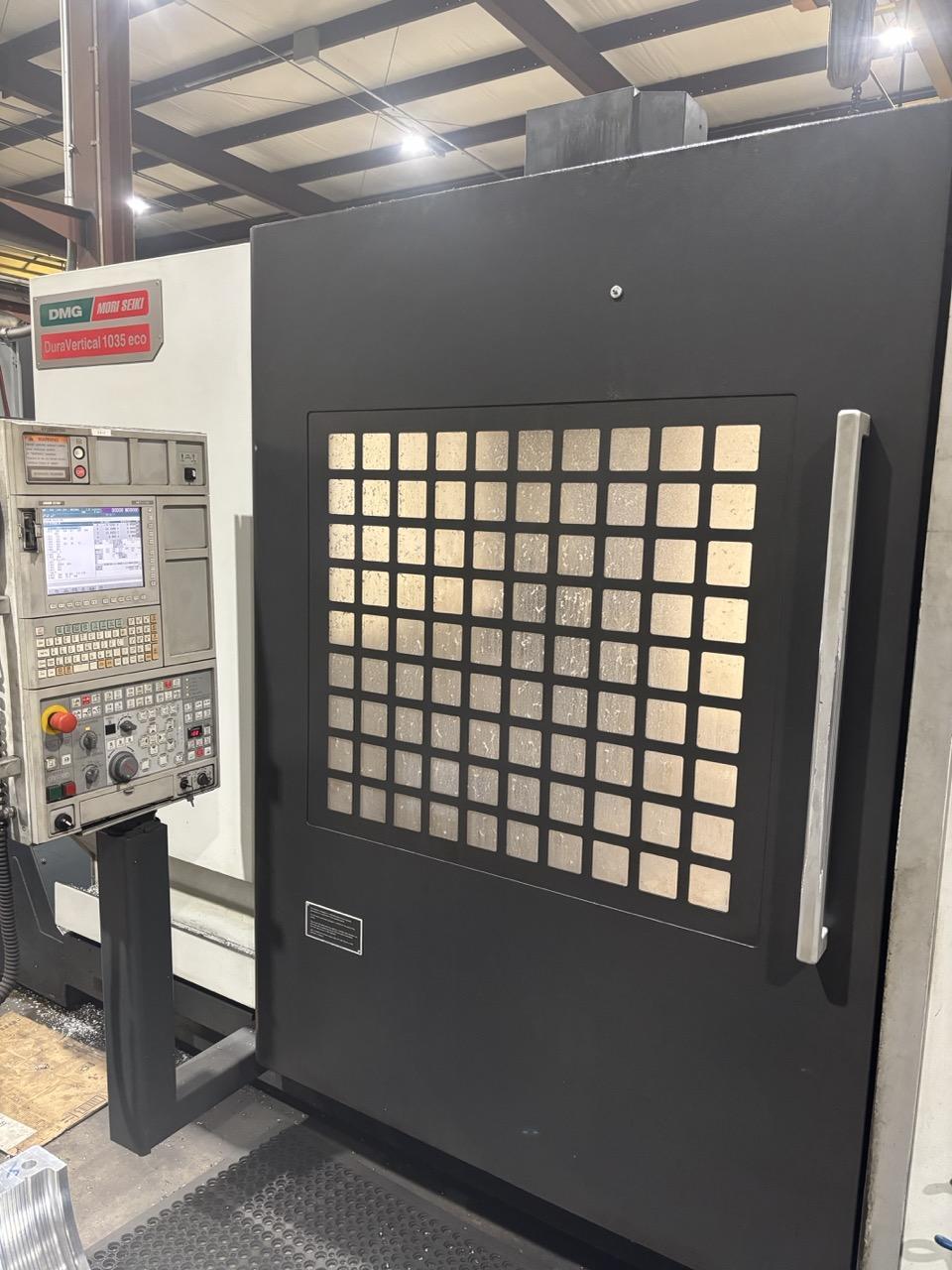 DMG Mori Seiki DuraVertical 1035 eco CNC VMC, 2012 – Through Spindle Coolant, 4th Axis Ready