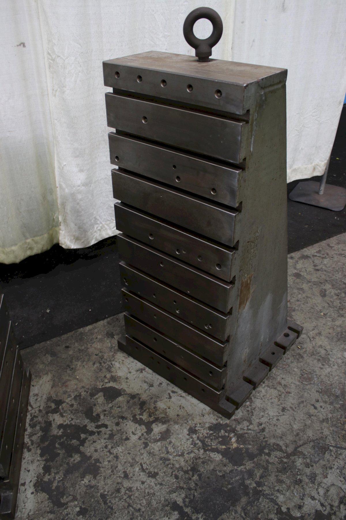 (1 ) SET OF 20" X 48" HIGH T SLOTTED ANGLE PLATE: STOCK #75514