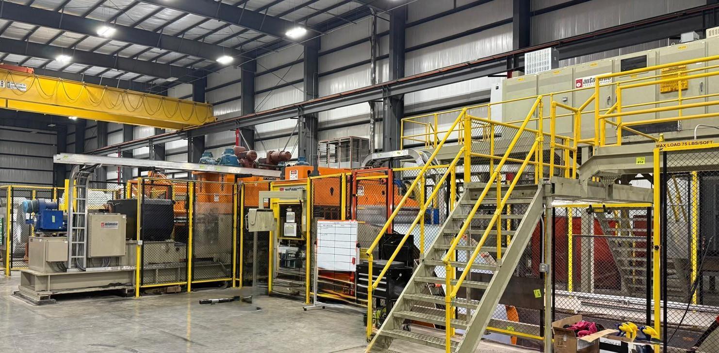 78" (2000mm) X 75,000 LBS (35 MT) x 3mm AUTOMATIC FEED high speed coil feedline