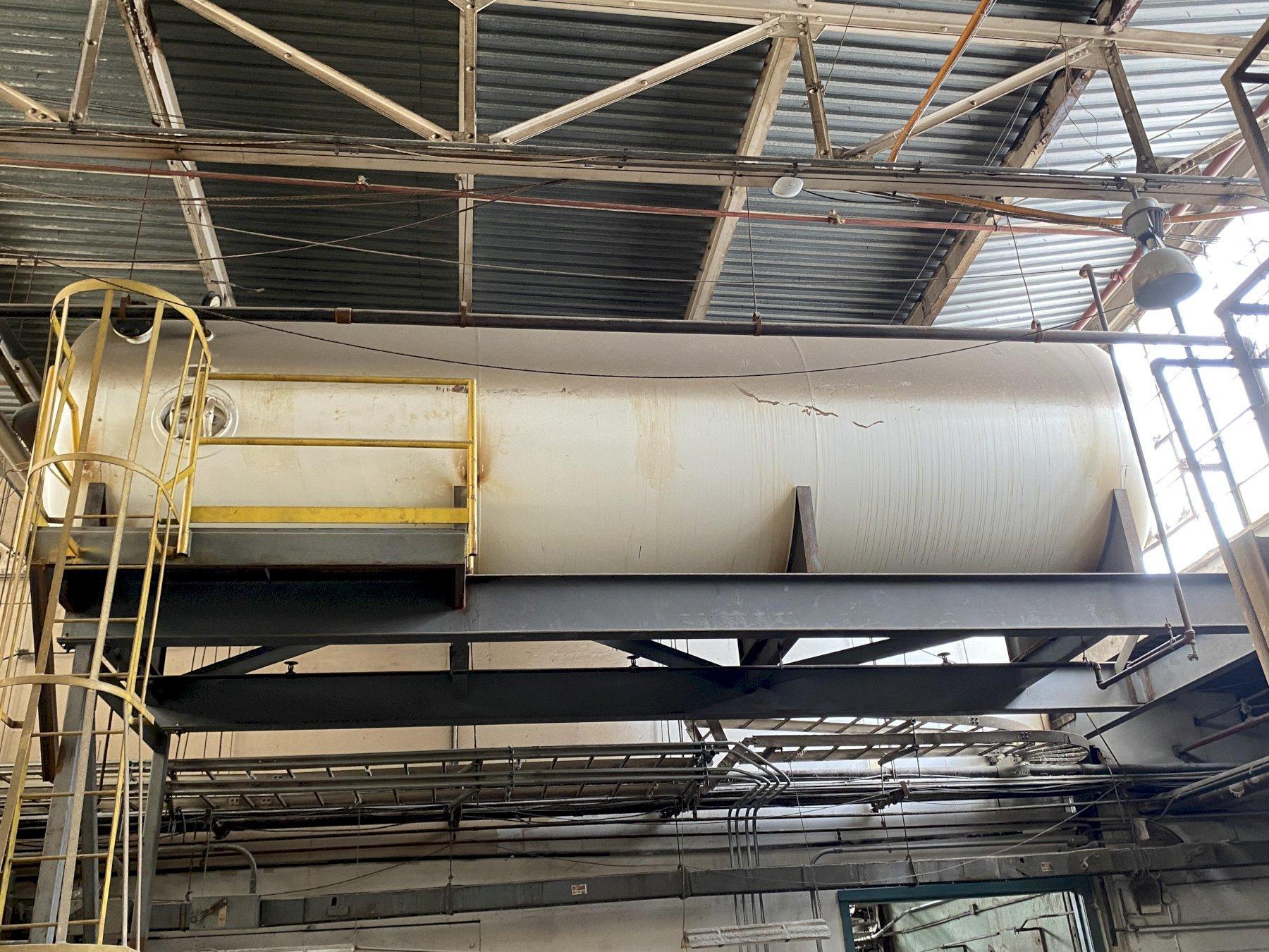 Bigbee Dished Steel Pressure Tank, w/ Dished Ends, 24' L x 8' Dia.