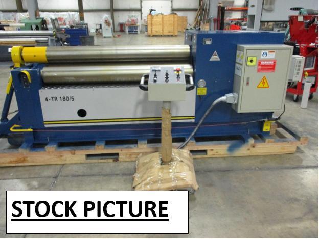 1 - NEW LEMAS HYDRAULIC 4-ROLL INITIAL-PINCH PLATE BENDING ROLL, MODEL #: 4-TR 180/6