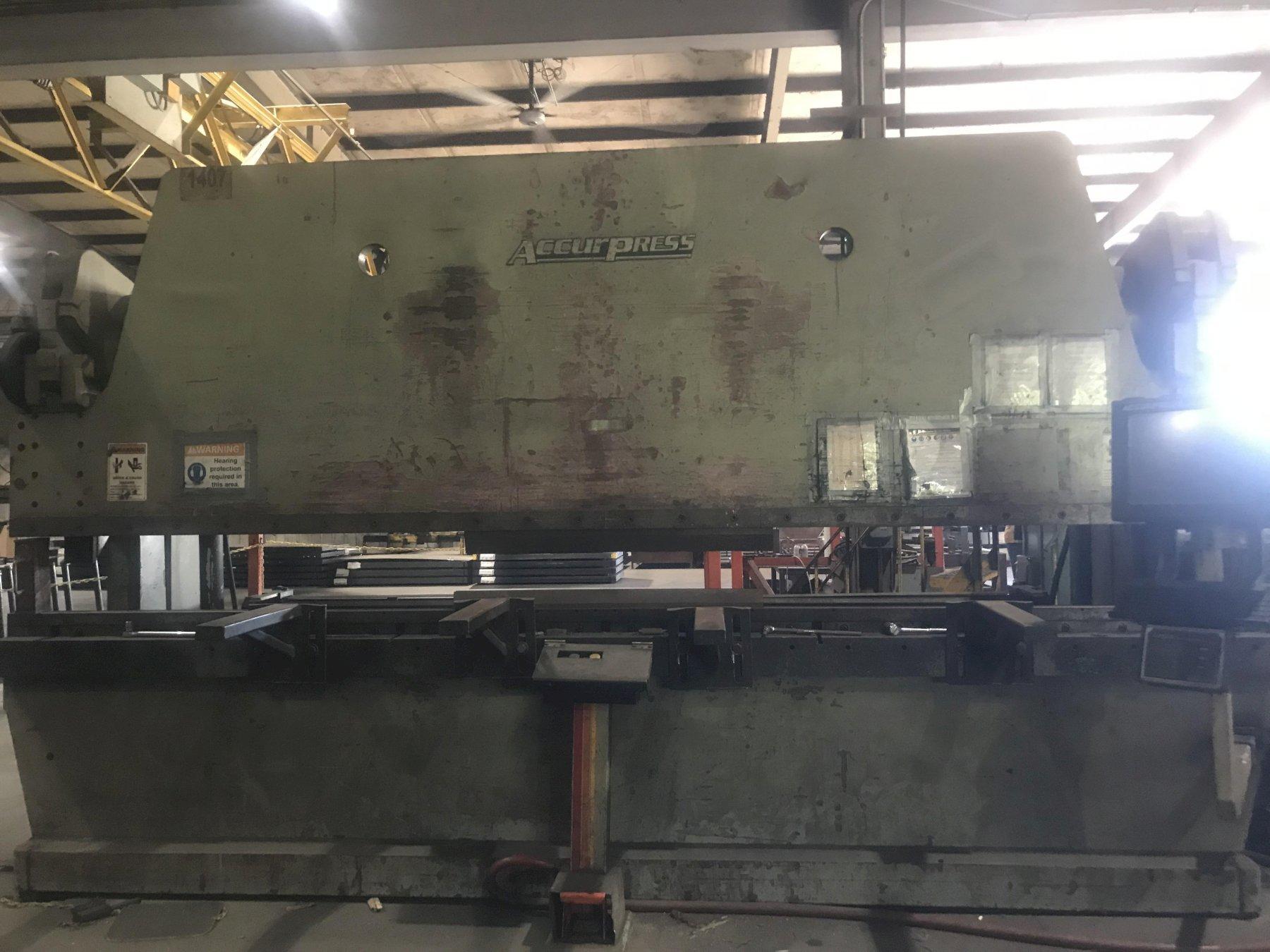 250 TON X 16' ACCURPRESS MODEL #725016 HYDRAULIC PRESS BRAKE: YOBRO #24336