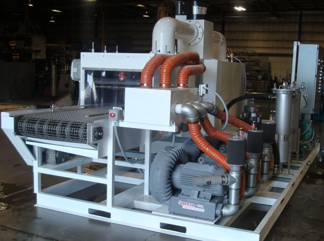30” W X ADF 2 STAGE CONVEYOR TUNNEL TYPE STAINLESS STEEL PARTS WASHER : YOBRO 25353