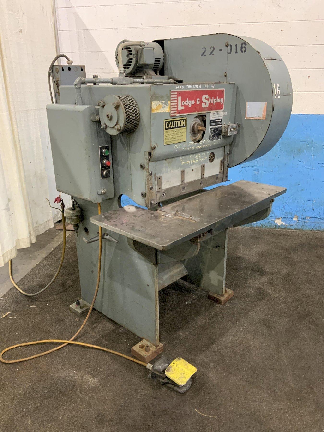 24" X 10 GA LODGE & SHIPLEY MODEL 2CT40 POWER SQUARING SHEAR: STOCK #80981