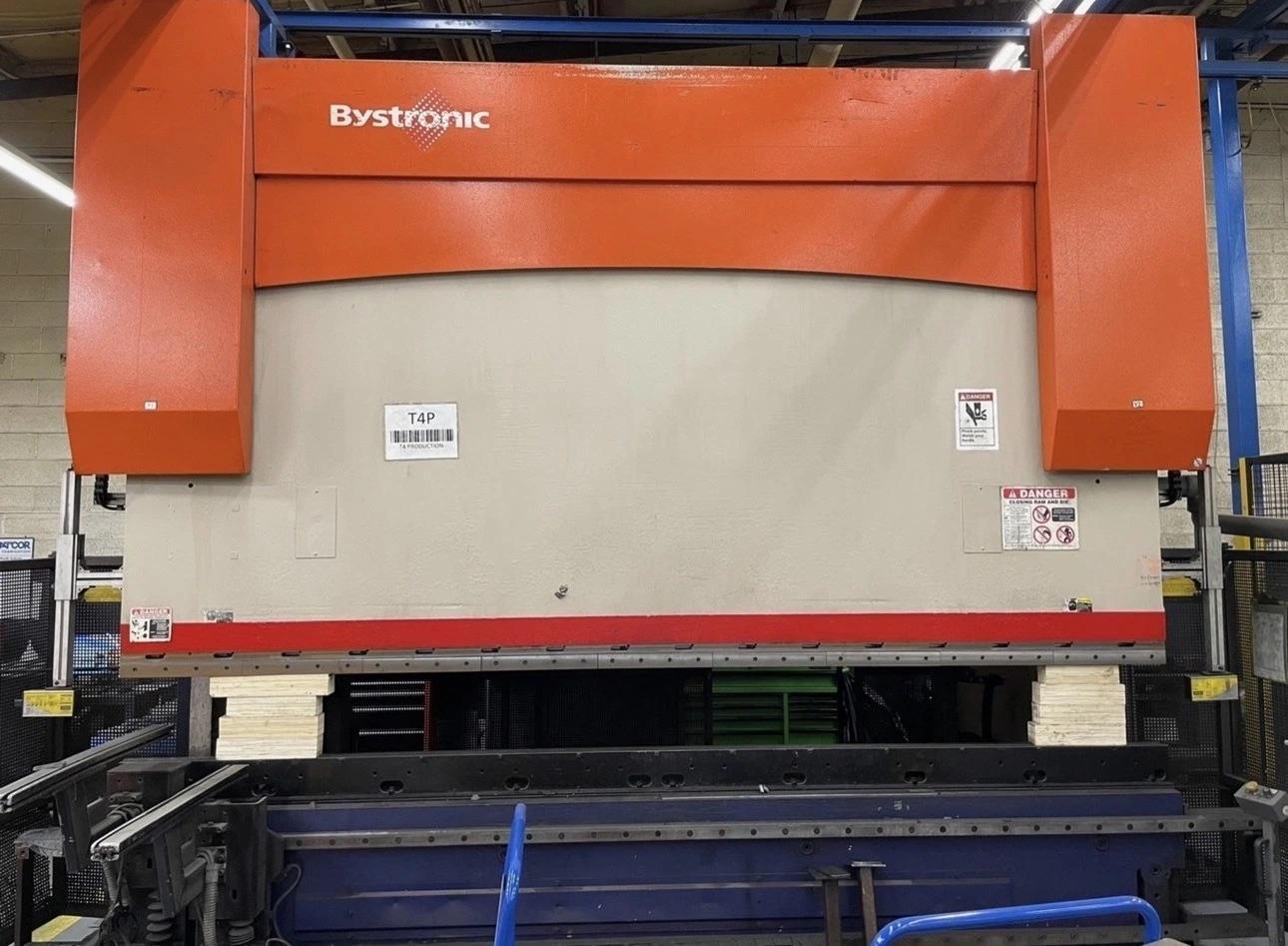 320 Ton x 13′ Bystronic PR 320X4100 Hydraulic Press Brake, 2007 – 6 Axis Backgauge
