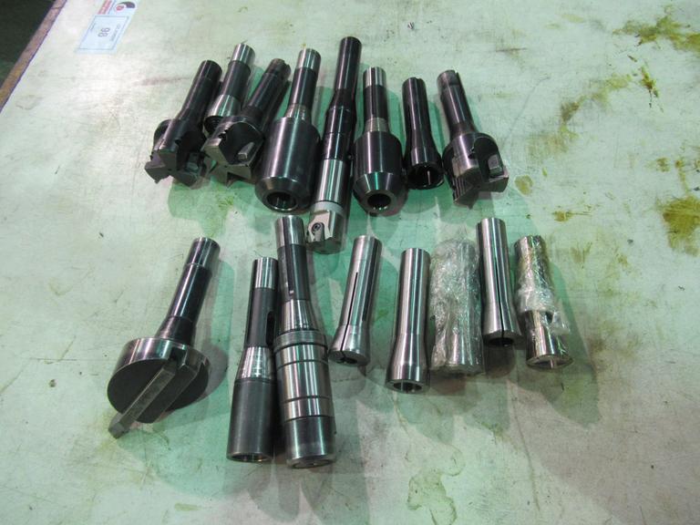 R8 Tooling including Collets, Insert Drills, Boring Bars, End Mill Holders and MORE- Auction Item