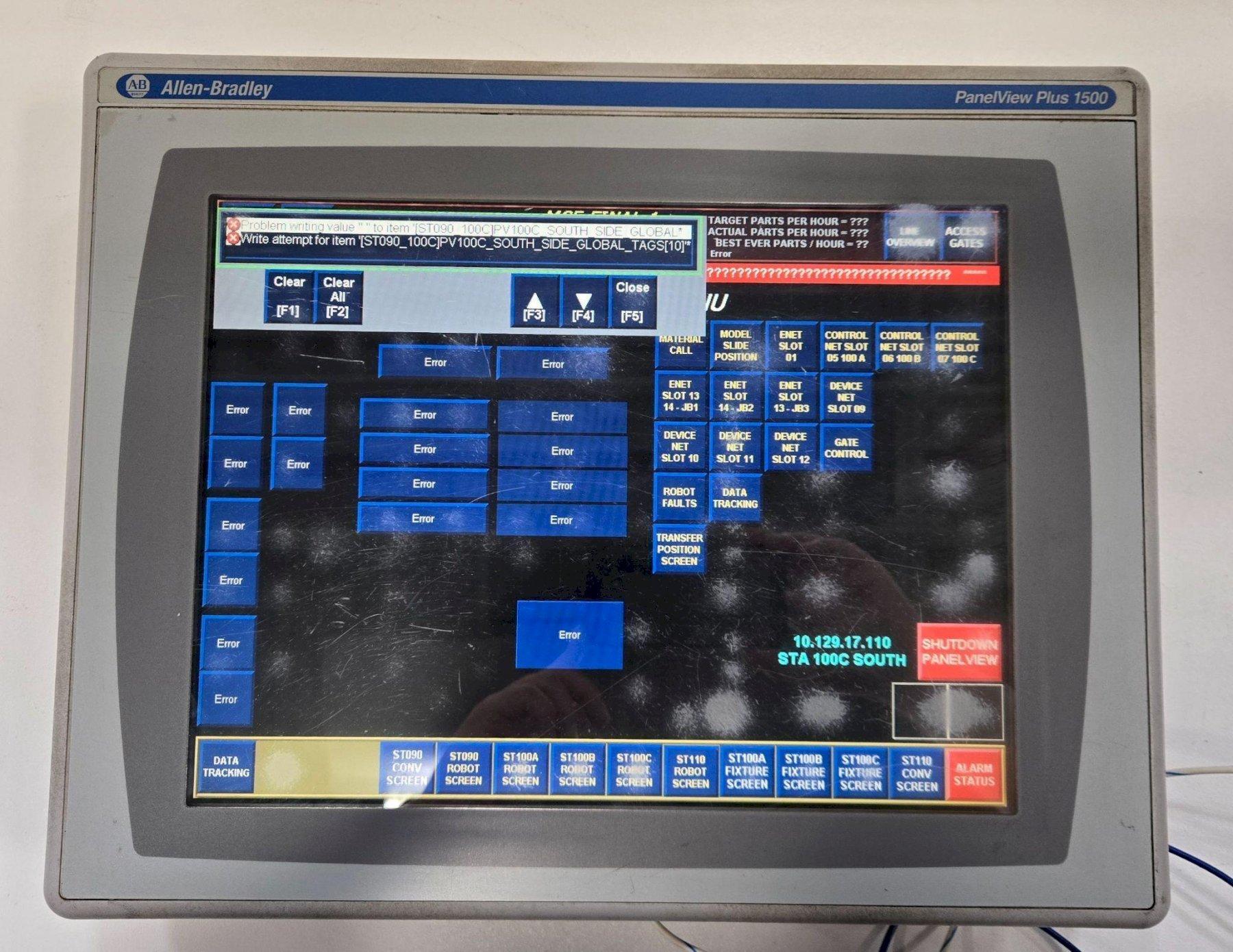 ALLEN BRADLEY 2711P-T15C4D2 - HMI & Open Interface Panels