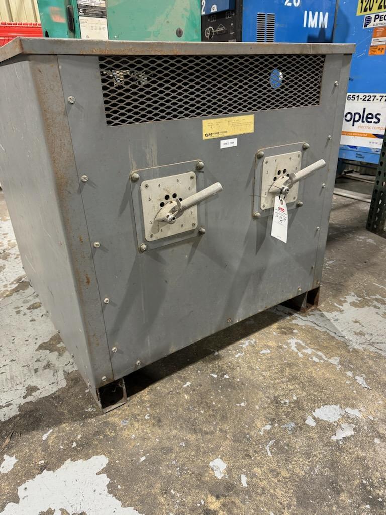 1 - PREOWNED WPI POWER SYSTEMS 80 KVA TRANSFORMER, MODEL #: 65-000323, S/N: 1001