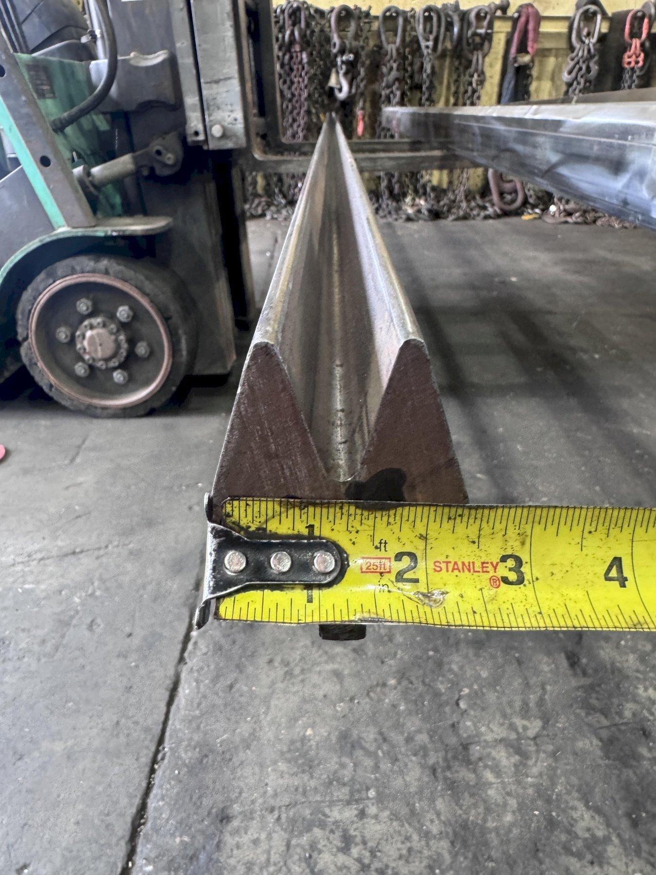 14' X 2-5/8" MALE PRESS BRAKE DIE: STOCK #81289
