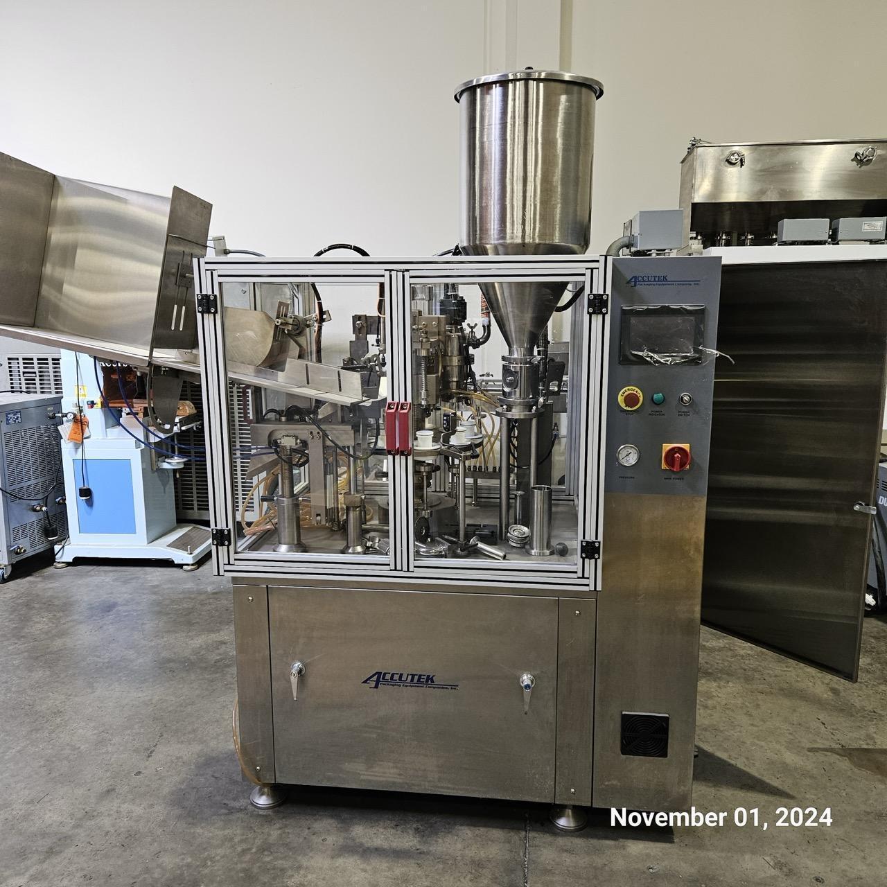 Accutek 50-TFS-1PT Automatic Tube Filler and Sealer, 2019