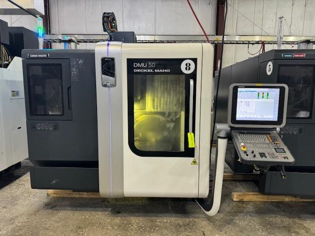 DMG Mori DMU 50 Used 5-Axis CNC Vertical Machining Center For Sale - 2014