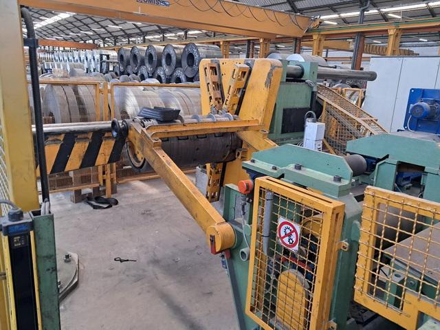 650mm x 5mm x 7,000kgs Schmitz Loop Slitting Line