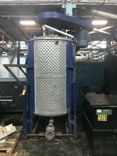700 Gallon Stainless Steel Dimple Jacketed Tank With Disperser Agitation