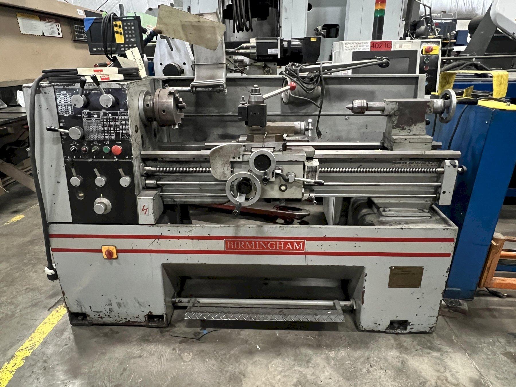 14" x 40" BIRMINGHAM ENGINE LATHE, MODEL 1440, TAPER, 1997