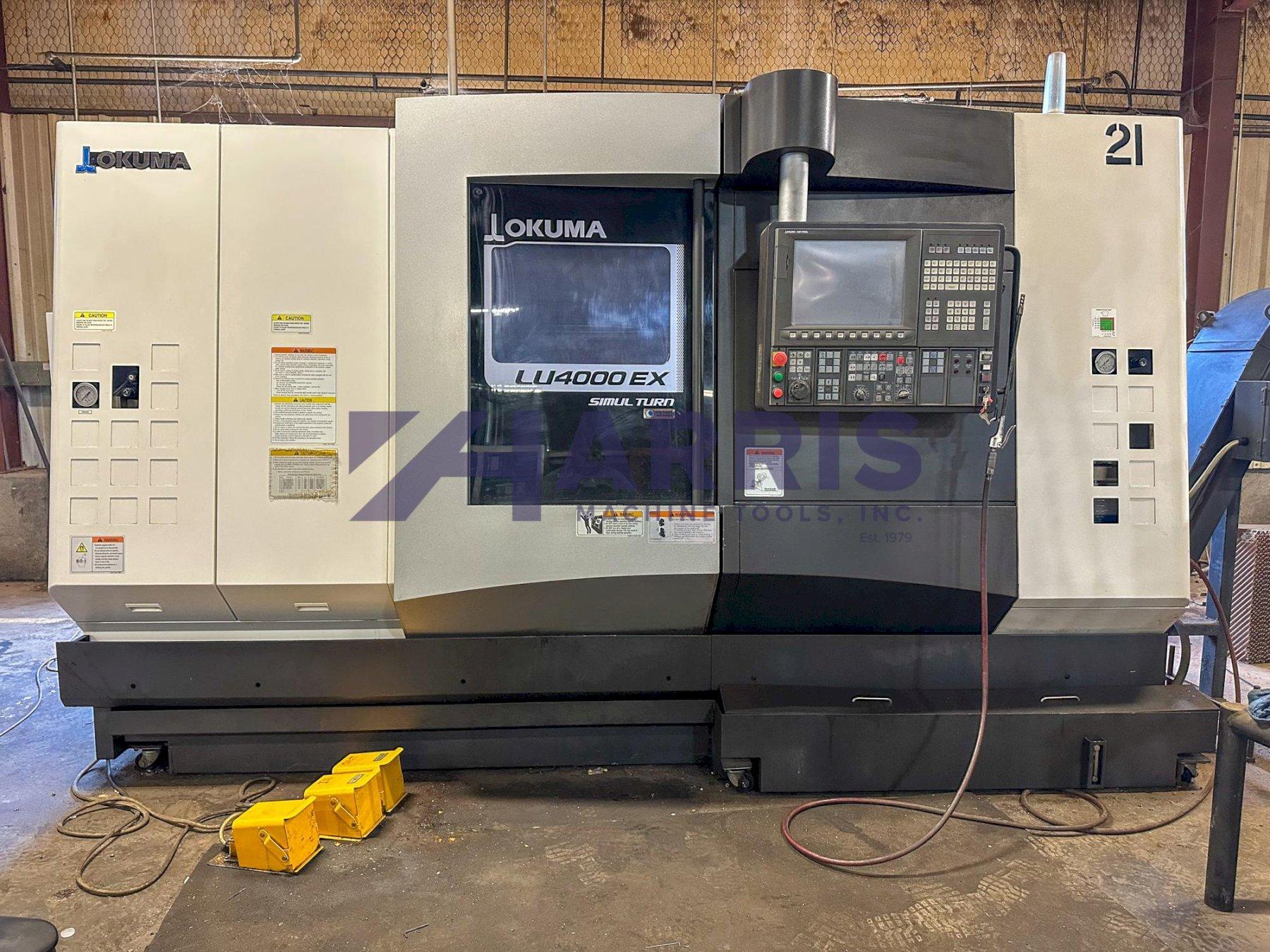 2014 OKUMA LU4000EX 2SC650 4 Axis CNC Lathe