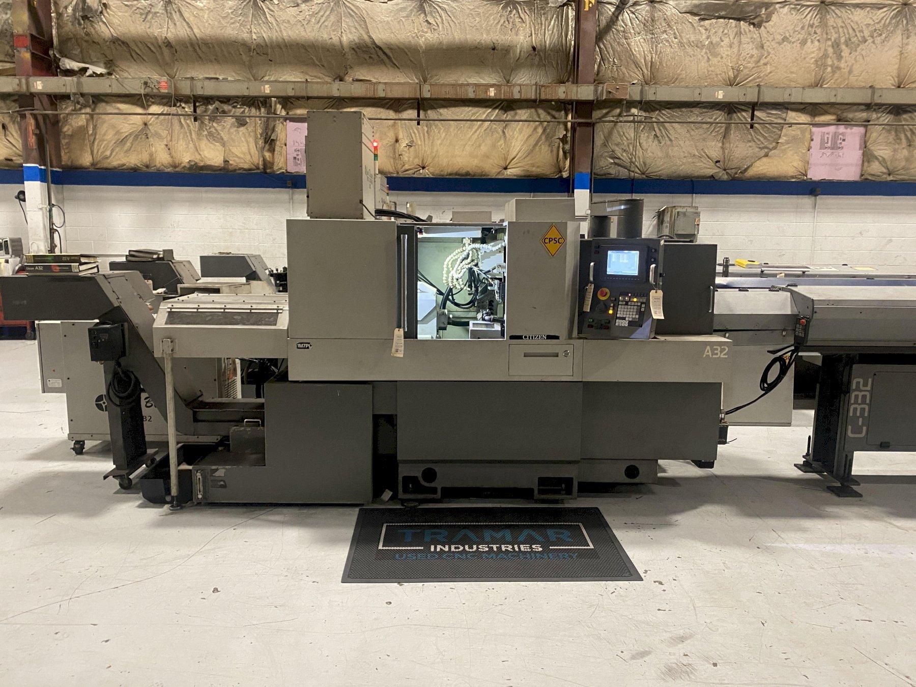 Citizen A32 VIIPL CNC Swiss Screw Machine For Sale - 2012