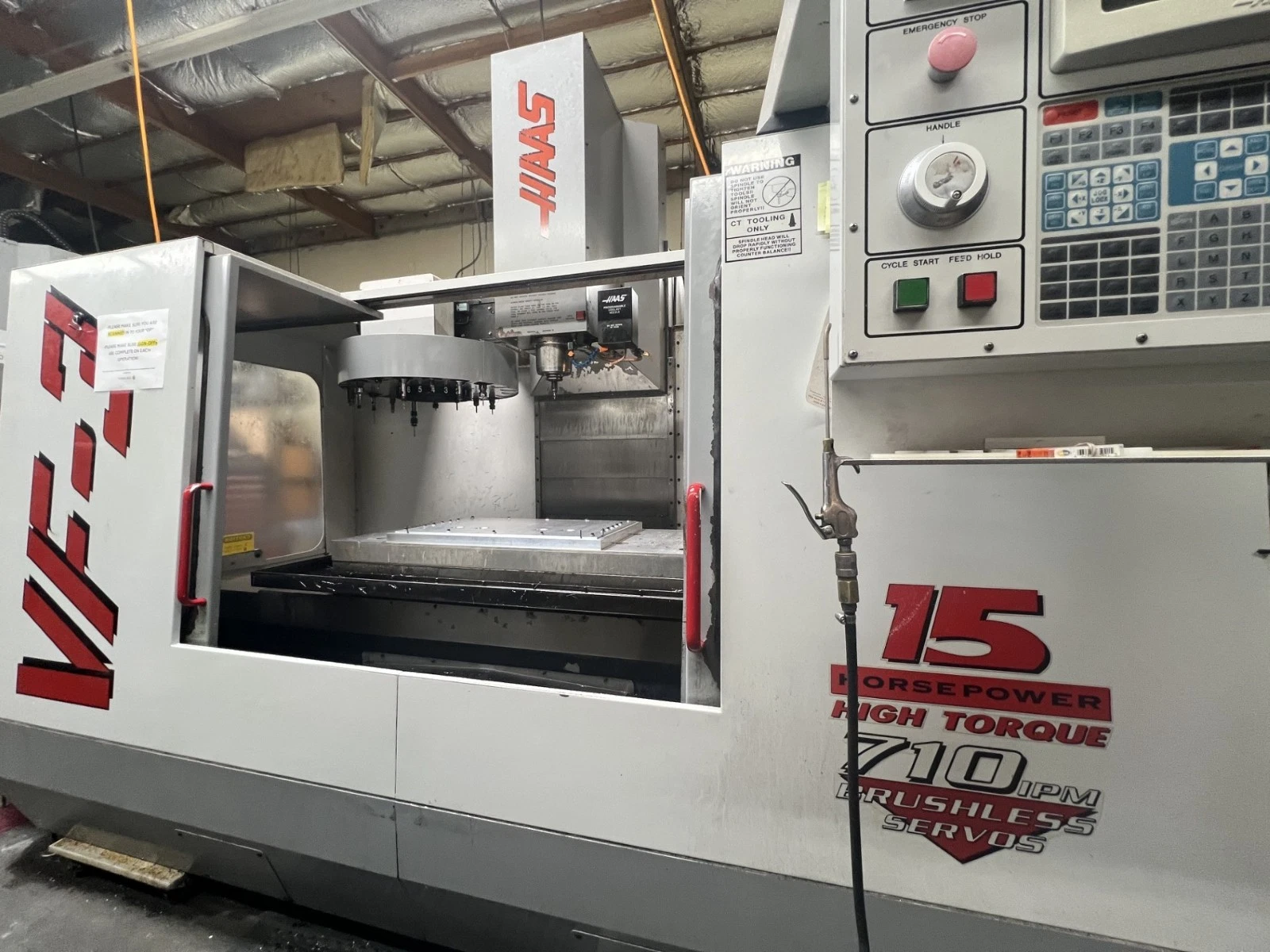 1997 Haas VF-3 CNC Vertical Machining Center | Only 7,700 Hours | One-Owner | Calmotion USB | Selway Serviced 2025 | Under Power | $22,500