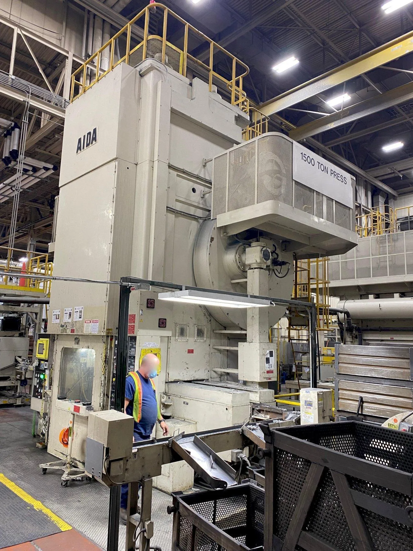 1500 Ton Aida Knuckle Joint Press