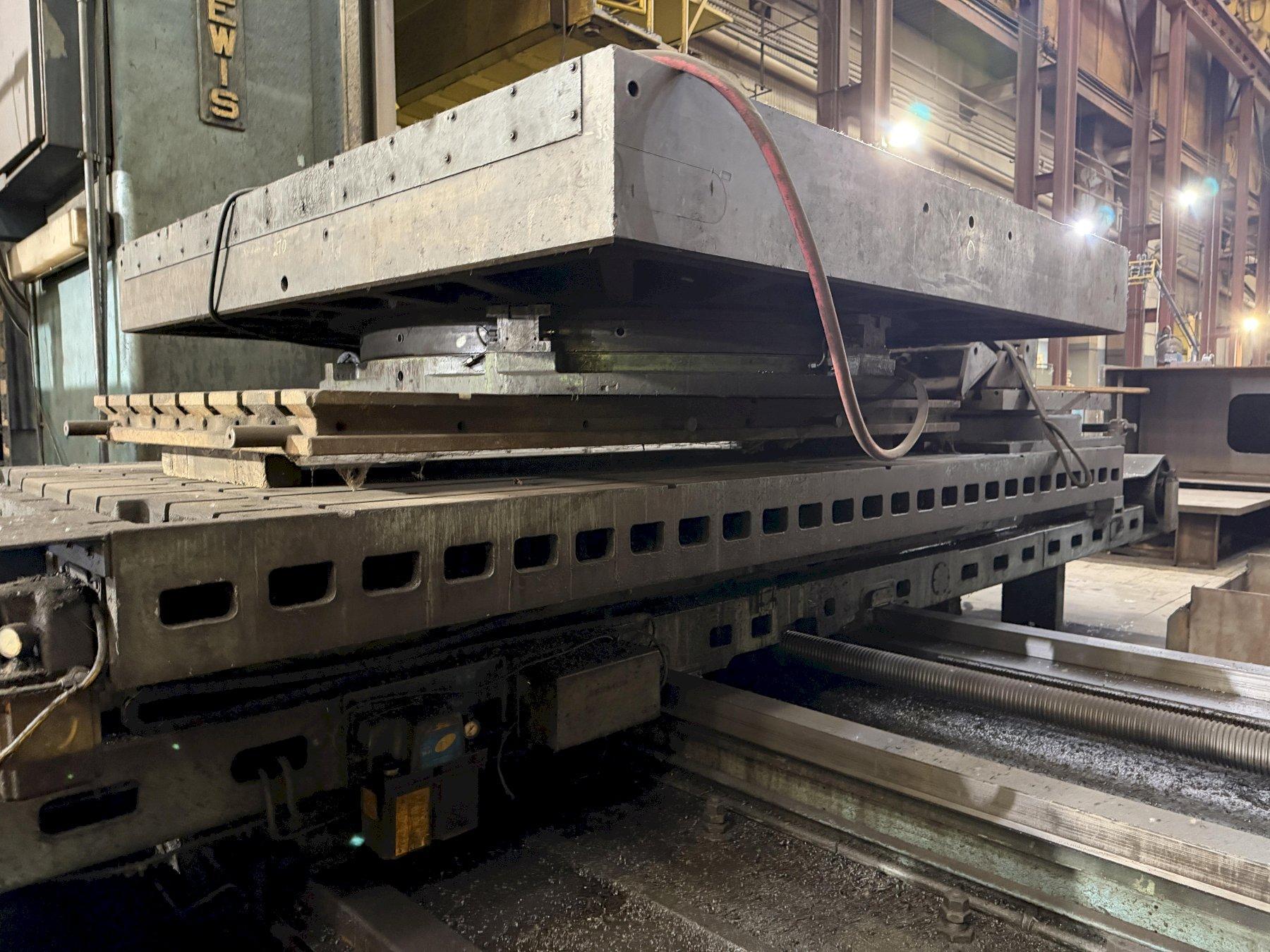 48" WIDE X 99" LONG X 4-1/2" TALL T-SLOTTED PLATE. STOCK #0547726