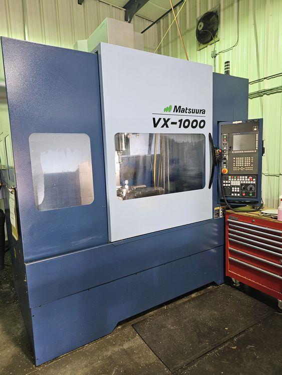 Matsuura VX-1000 VMC, 2017 – Coolant Through Spindle, 4th & 5th Axis Rotary Table