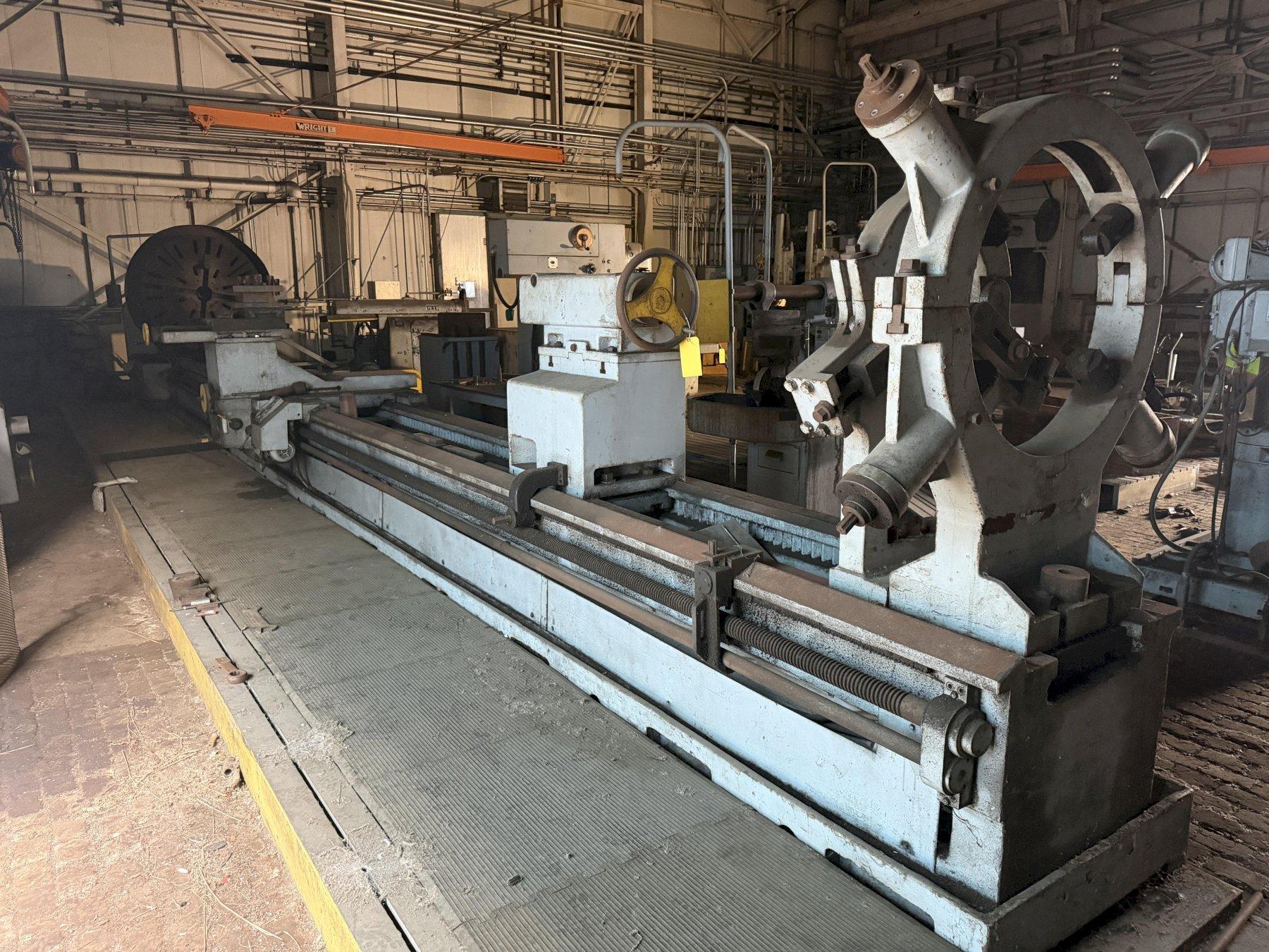 63" X 35' / 420" TIMESAVER GURUTZPE MODEL SUPER BT GAP BED ENGINE LATHE 4" HOLE : YOBRO 26536