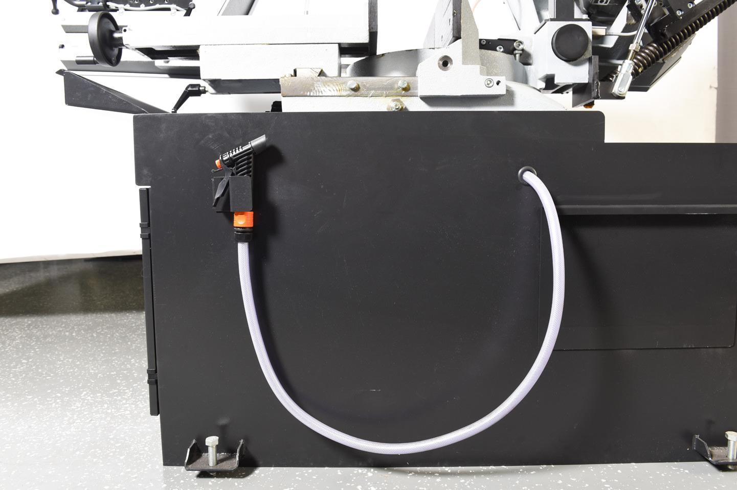 12" Round, New HydMech Double Miter Horizontal Band Saw Model DM-12/15