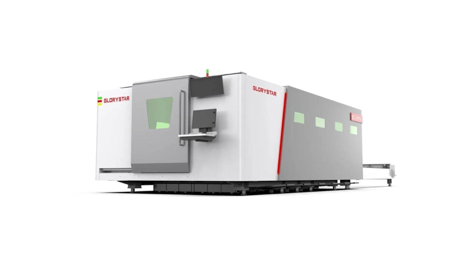 1- NEW GLORYSTAR 12KW LASER CUTTING MACHINE MODEL #GS-3015CE PRO