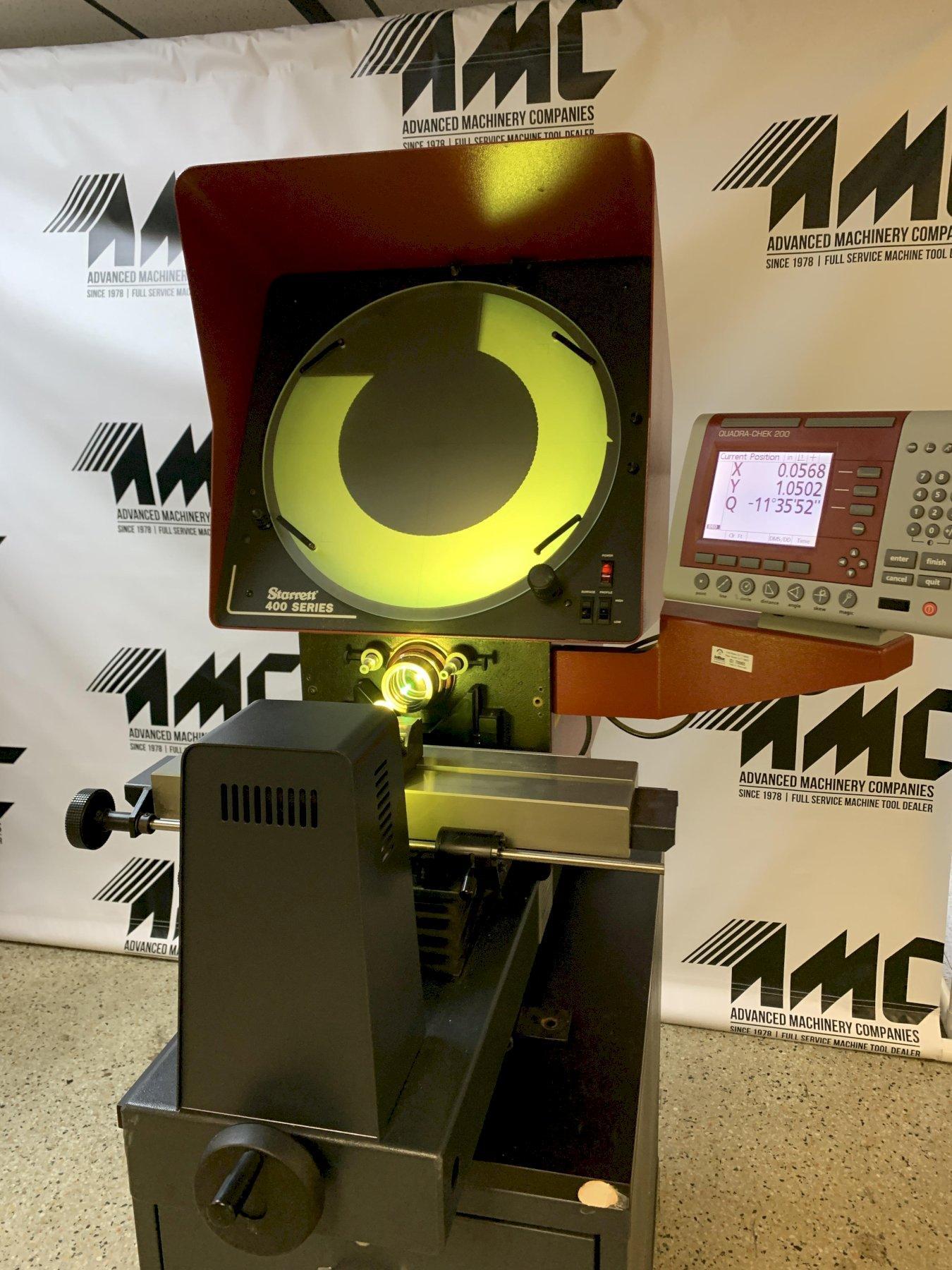 16" STARRETT Model HE400 Bench Top Optical Comparator, S/N 70065.