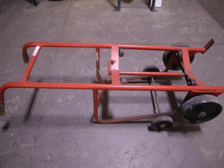 2 Wheeled Metal Barrell Tilting Dolly- Auction Item