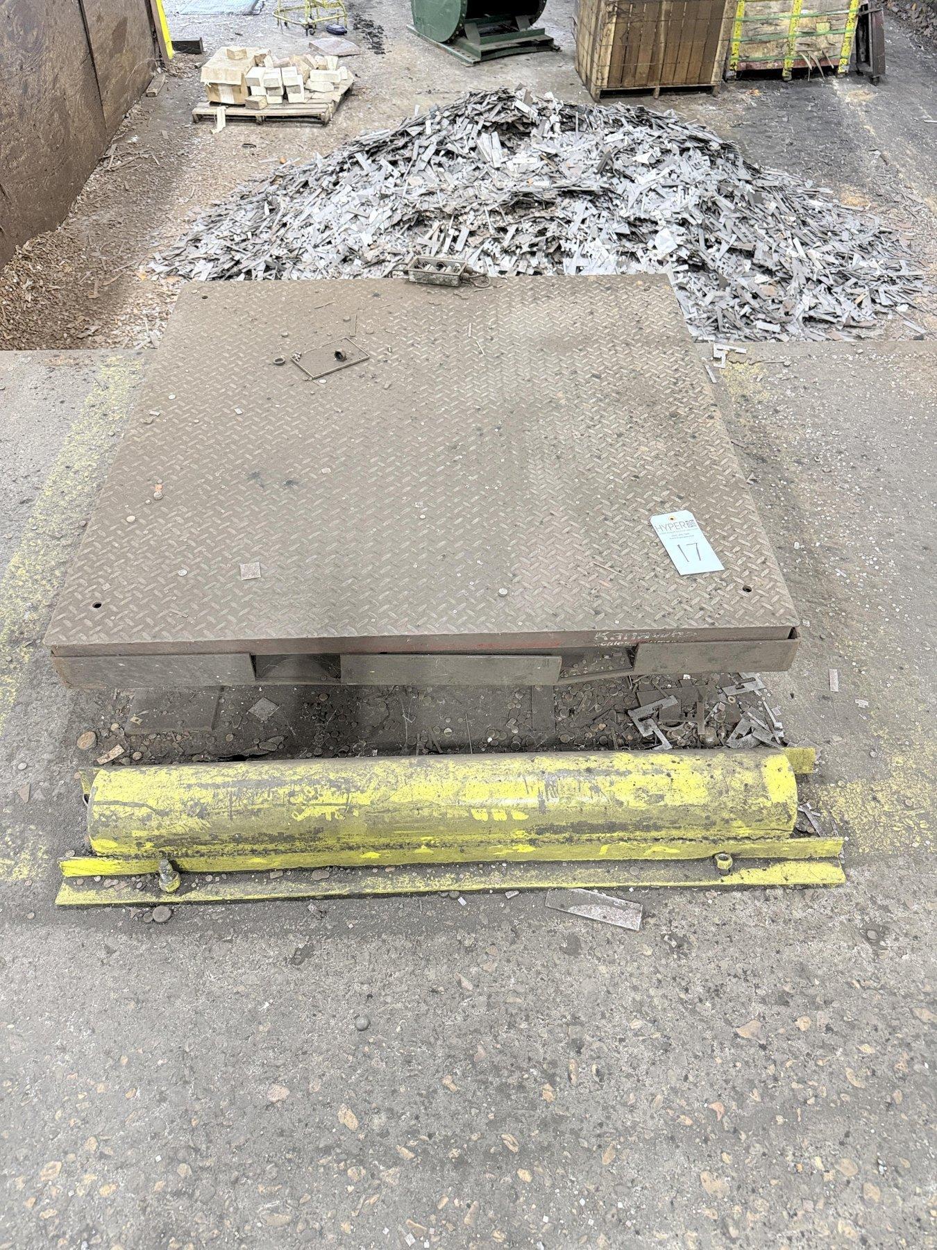 4' x 4' charge scale with GSE 350 digital readout