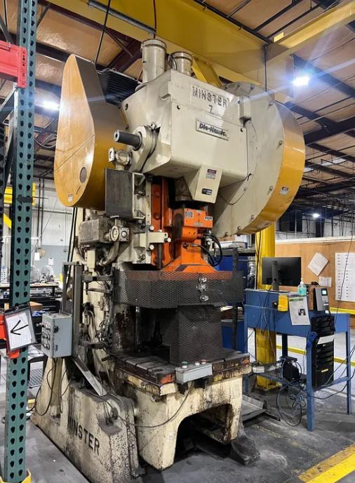 75-ton Minster OBI Back Geared Press #7D For Sale