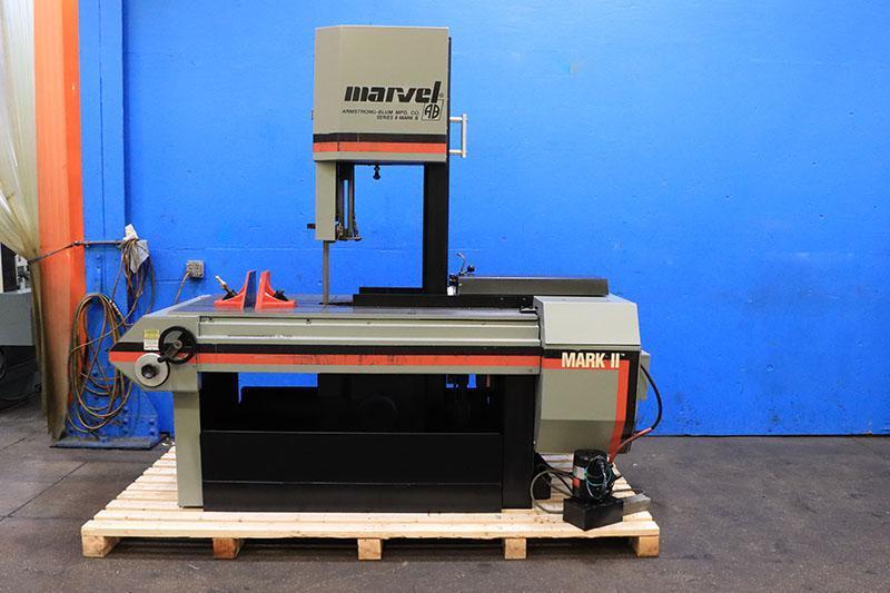 Marvel Tilt Frame Vertical Band Saw, Model Series 8, Mark II