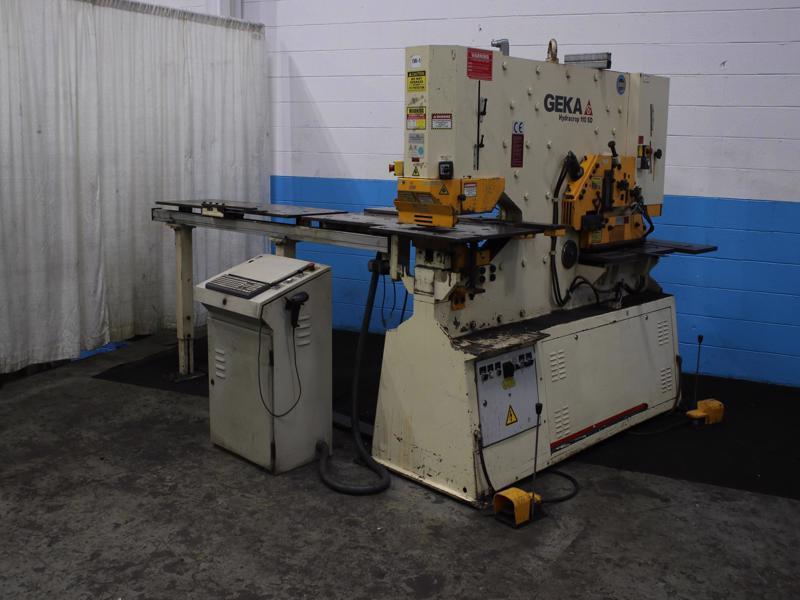 110 TON GEKA MODEL HYD 110 SD CNC HYDRAULIC IRONWORKER