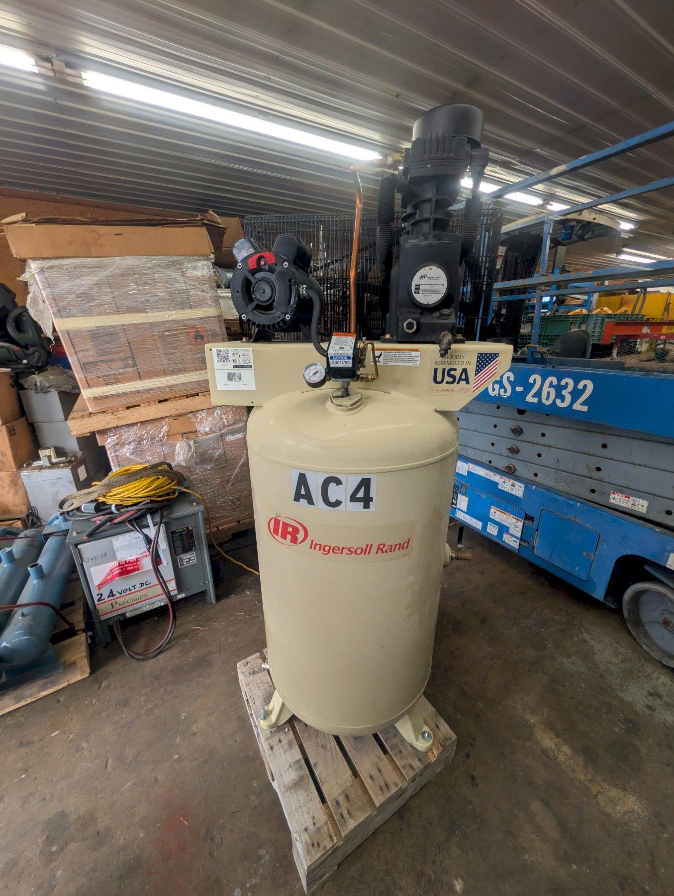 Ingersoll Rand TS5 5HP 60 Gallon Vertical Air Compressor 2-Stage Industrial Compressor