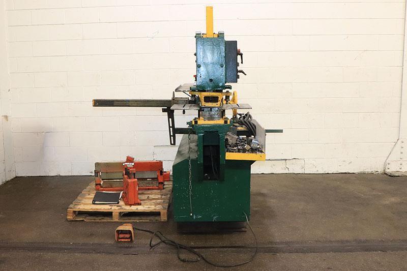 90 TON SCOTCHMAN HYDRAULIC IRONWORKER, MODEL: 9012-24M
