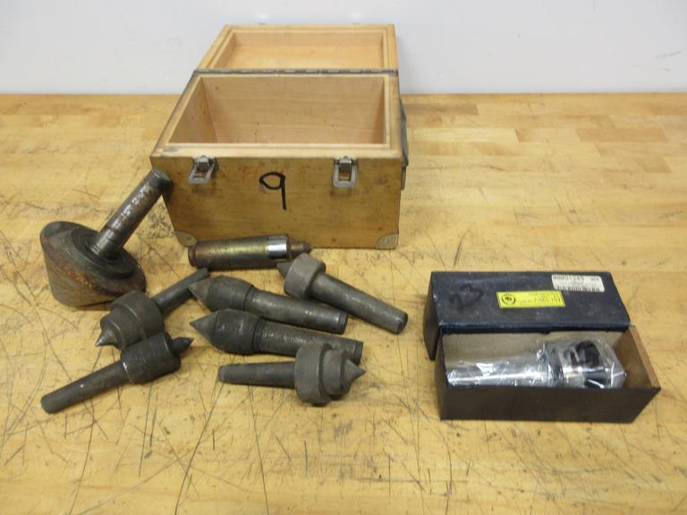Live Centers, **New Bison Super Precision #4 MT**, with Assorted Live Centers #3 - #4-1/2- Auction Item