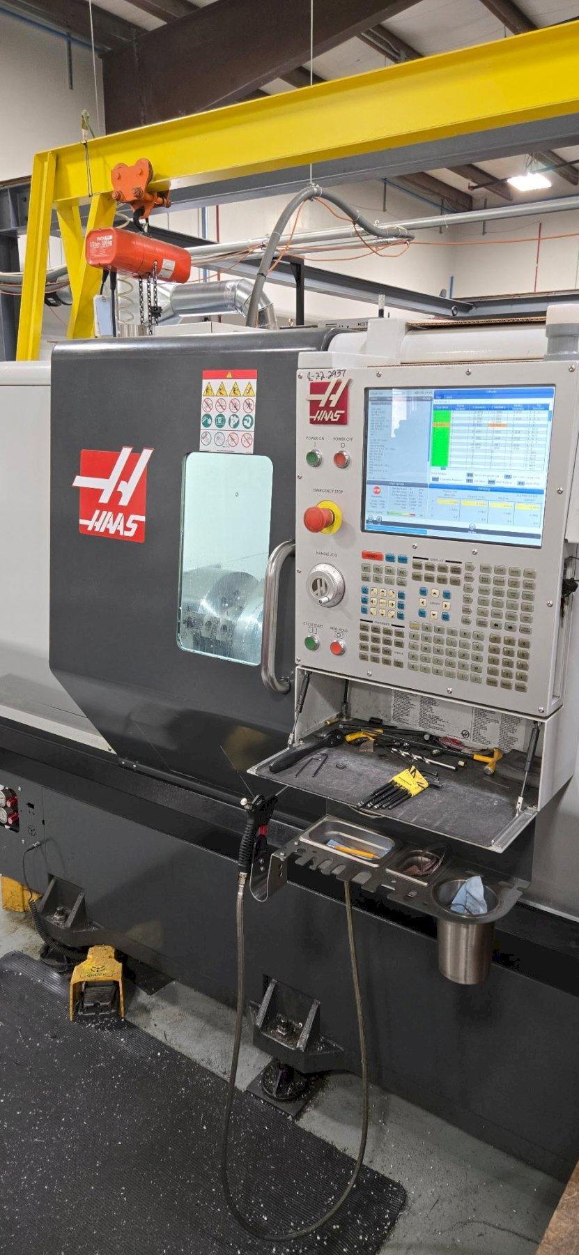 Haas ST-35 CNC Lathe,  2400 RPM, 10 Station Turret,  15" 3-Jaw Chuck, Haas Ctrl., Tailstock,  40HP, New 2019