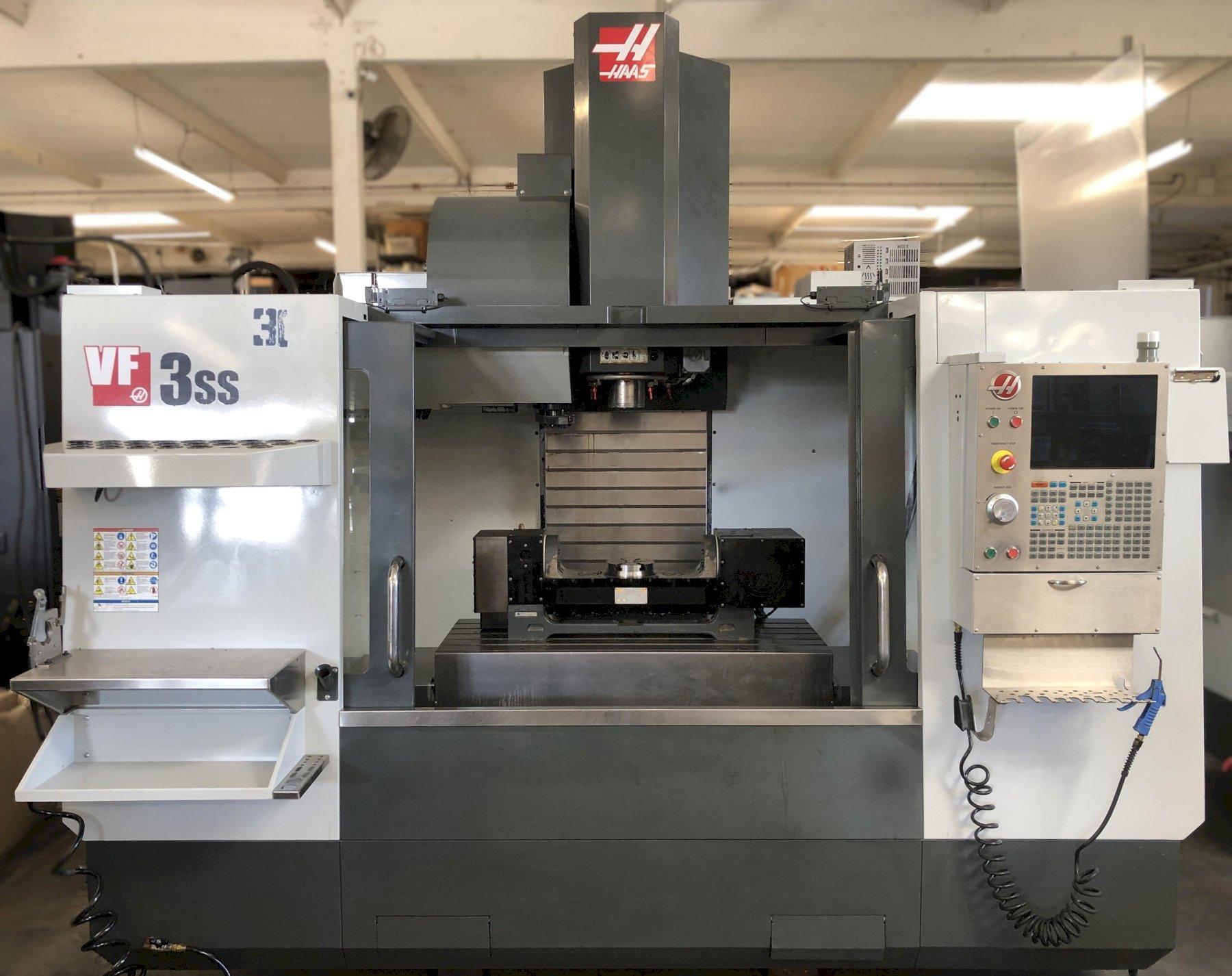 Haas VF-3SS VMC 2014 Haas TR160 5th Axis Rotary Table Coolant Tank, Chip Auger, 5th Axis Rotary Table