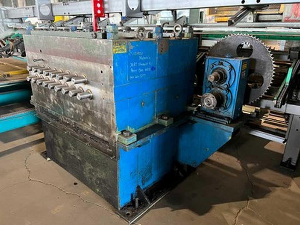 Leveler Gear Box, Herr Voss, 3.50" x 17 Roll, Rebuilt