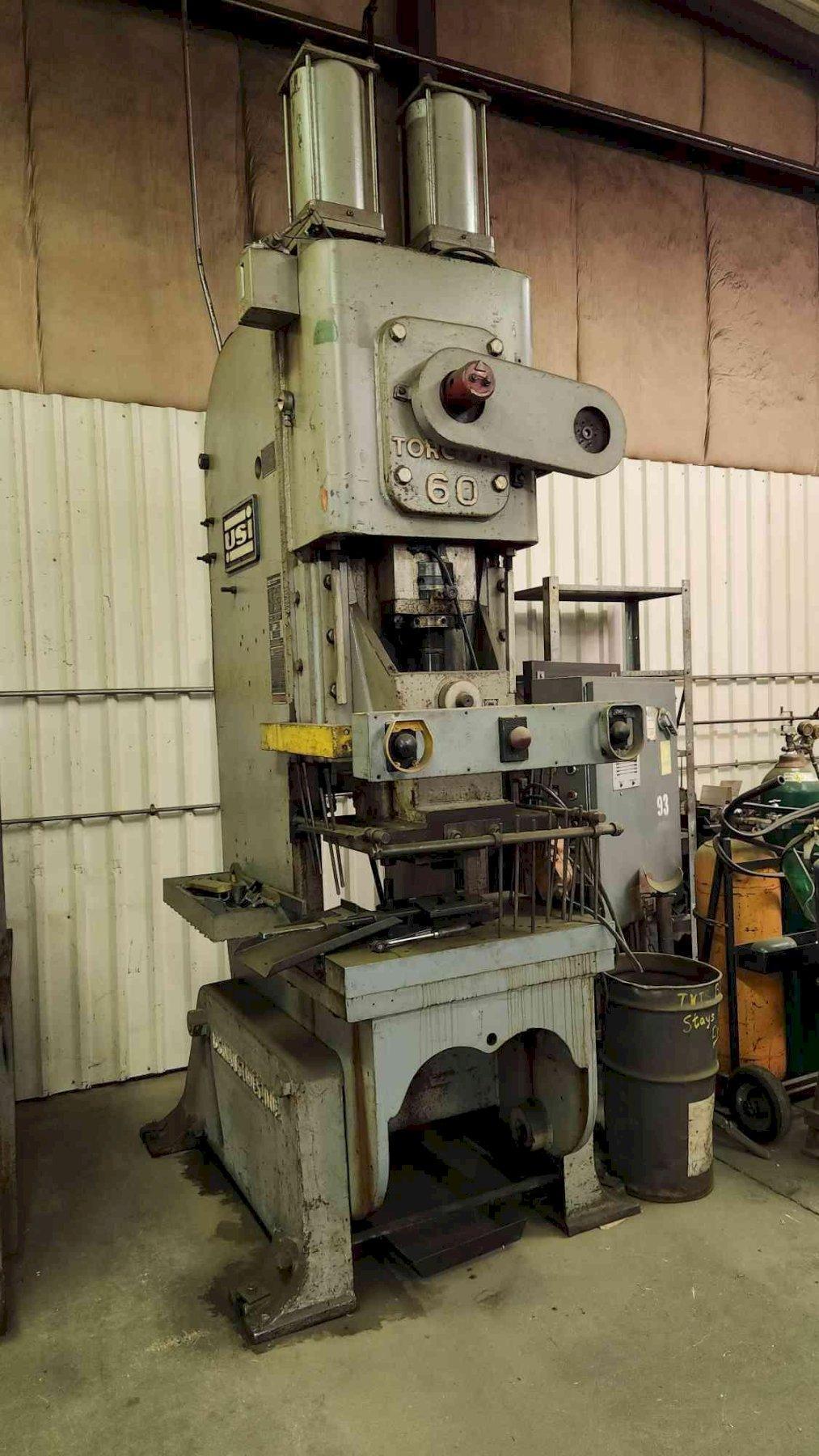 60 Ton USI Clearing Torc-Pac O.B.I Punch Press, 1967