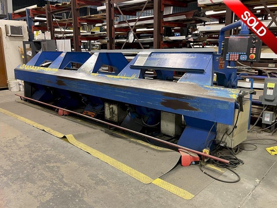 21' x 18 GAUGE JORNS MODEL #NORMA-LINE-125-SO-CNC400A-6.4 FOLDER MACHINE STOCK #2919