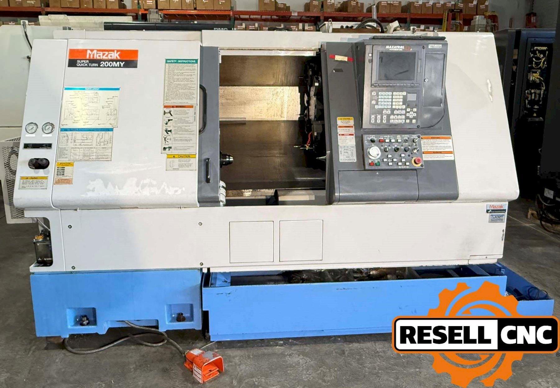 2004 Mazak SQT-200MY CNC Lathe