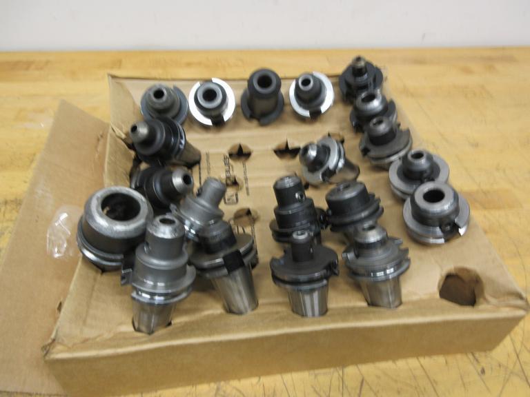 CAT40 Tool Holders, End Mill Type (20 pcs) Assorted Brands- Auction Item