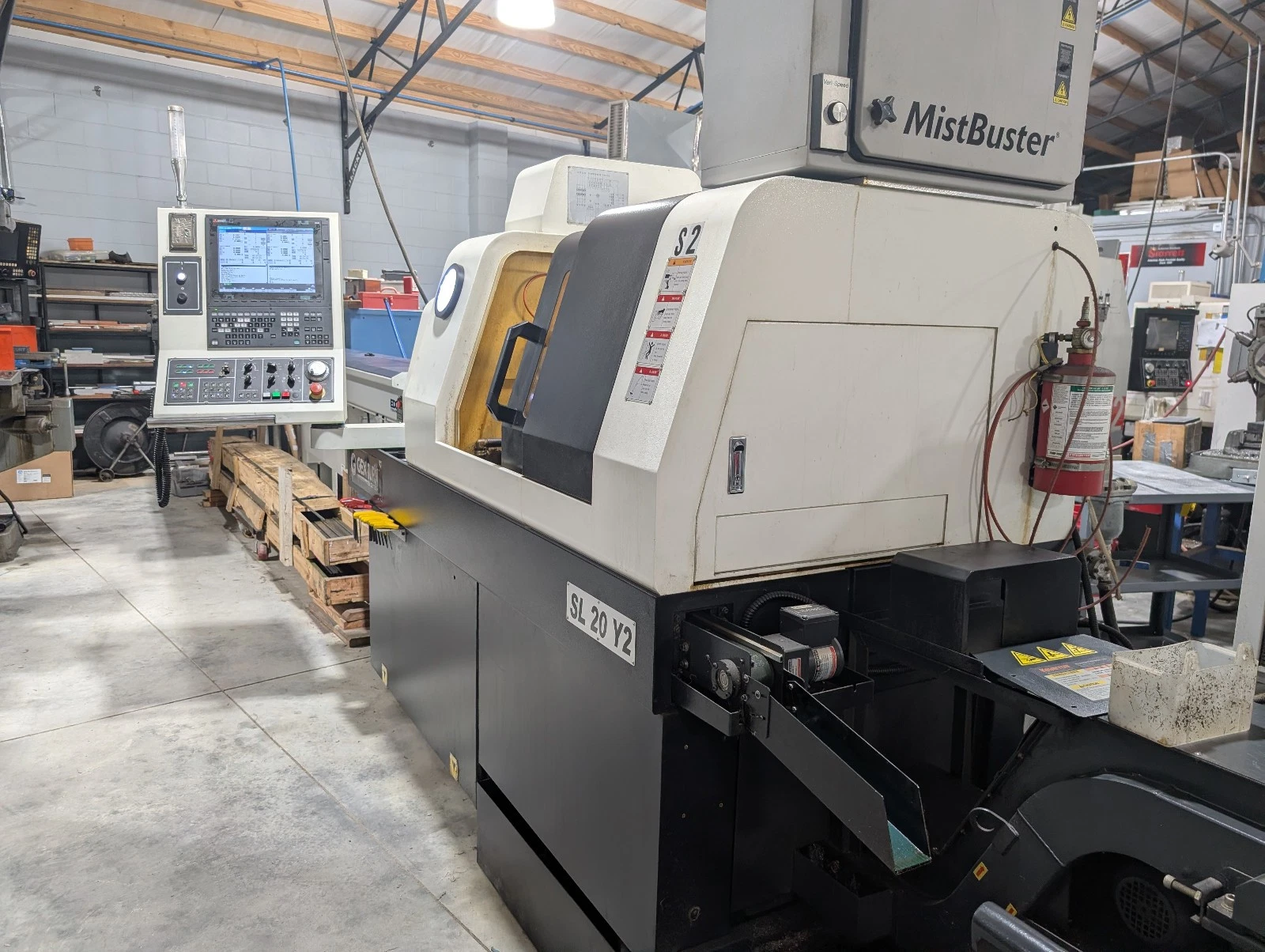 Ganesh SL-20Y2 CNC Swiss Machine, 2019 – Bar Feeder