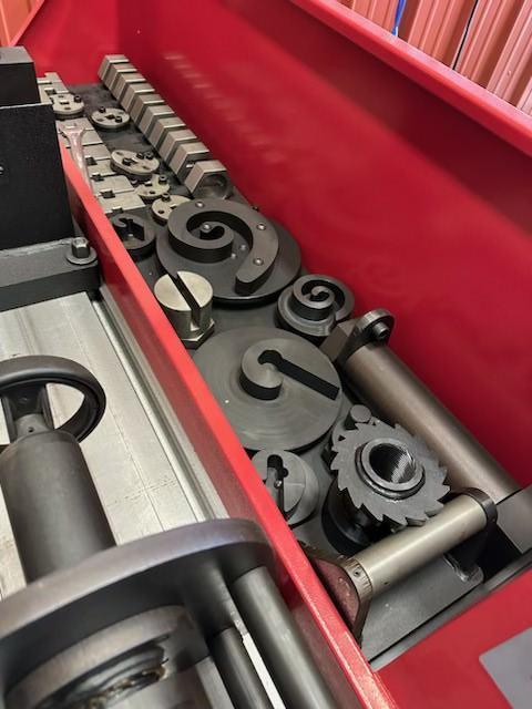 NARGESA MT-500A INDUSTRIAL BAR TWISTING AND SCROLLING MACHINE