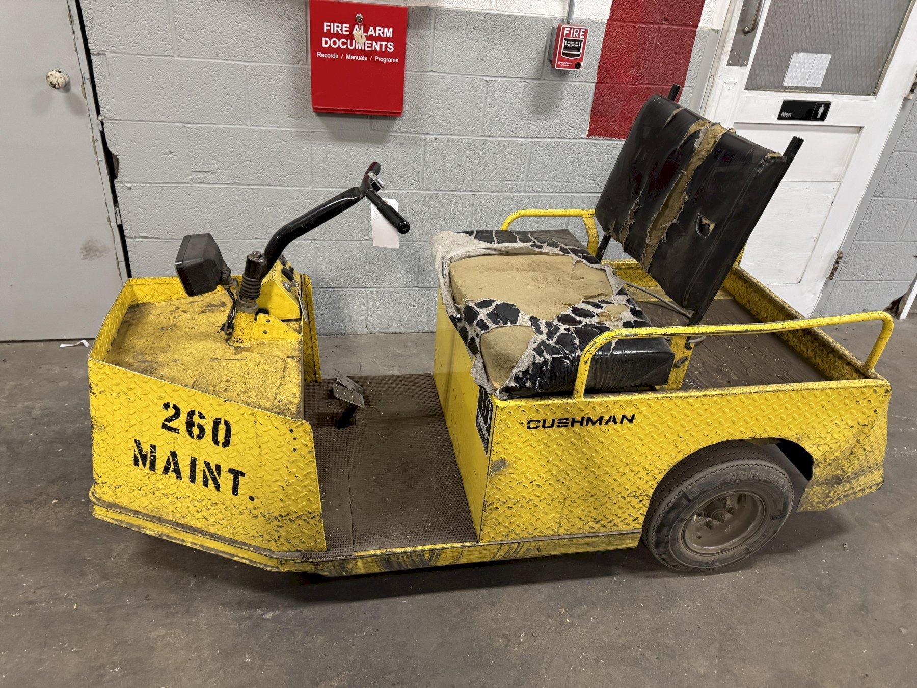 Cushman Electric Industrial Cart Scooter, 24volt, Mod 898320B