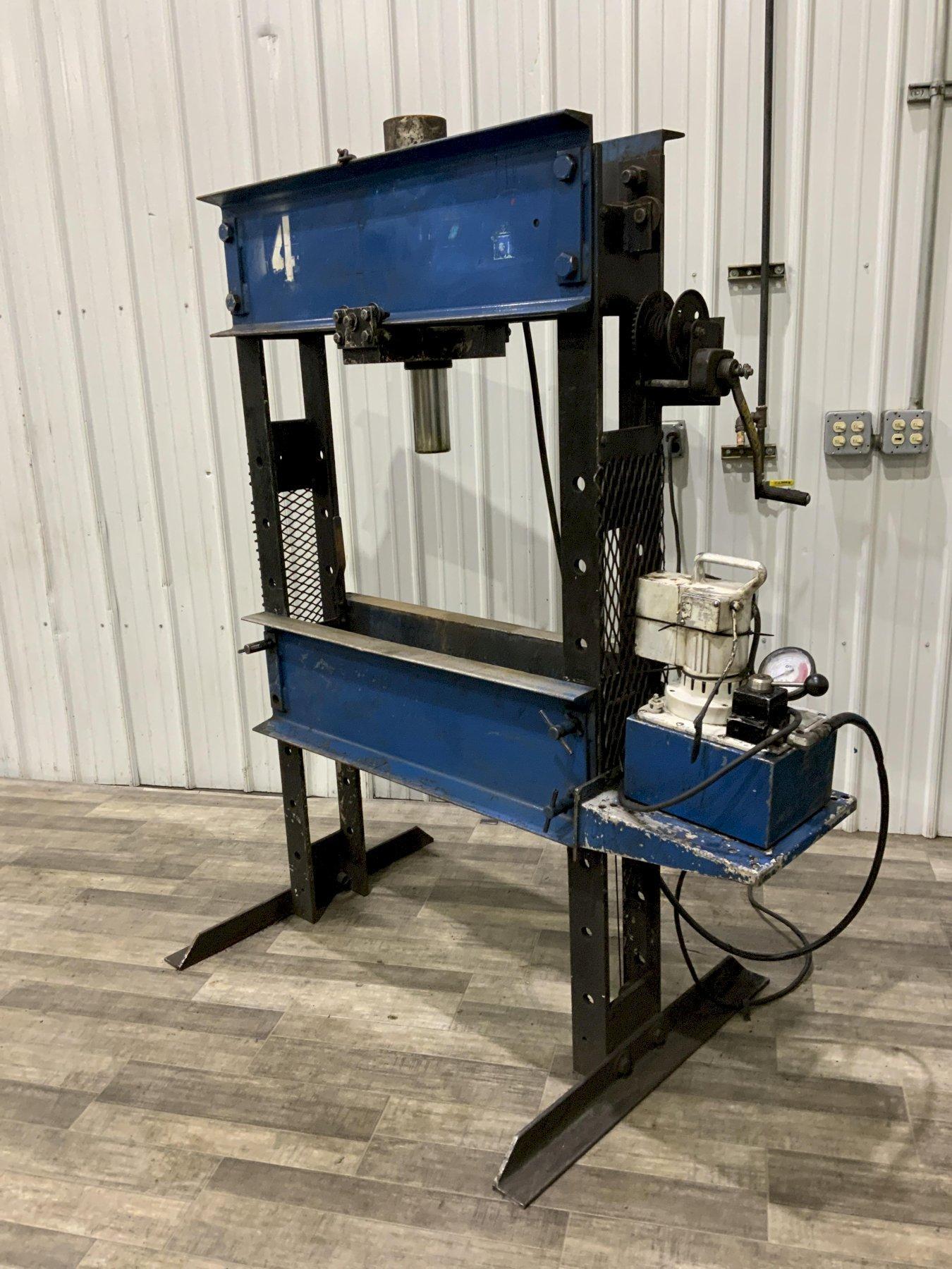 55 TON OTC HYDRAULIC H-FRAME PRESS: STOCK #80870