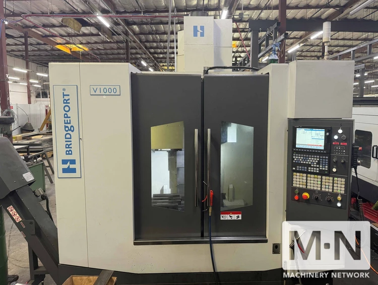 Hardinge-Bridgeport V1000 CNC Vertical Machining Center, 2017 - Only 3600 Hours!