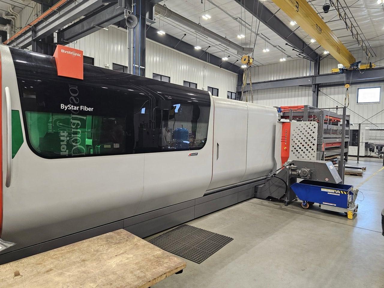 15,000 Watt 4020 Bystar Bystronic Fiber Laser, 2021 –  W/ByTrans Extended Automation, Very Clean, Low Hours