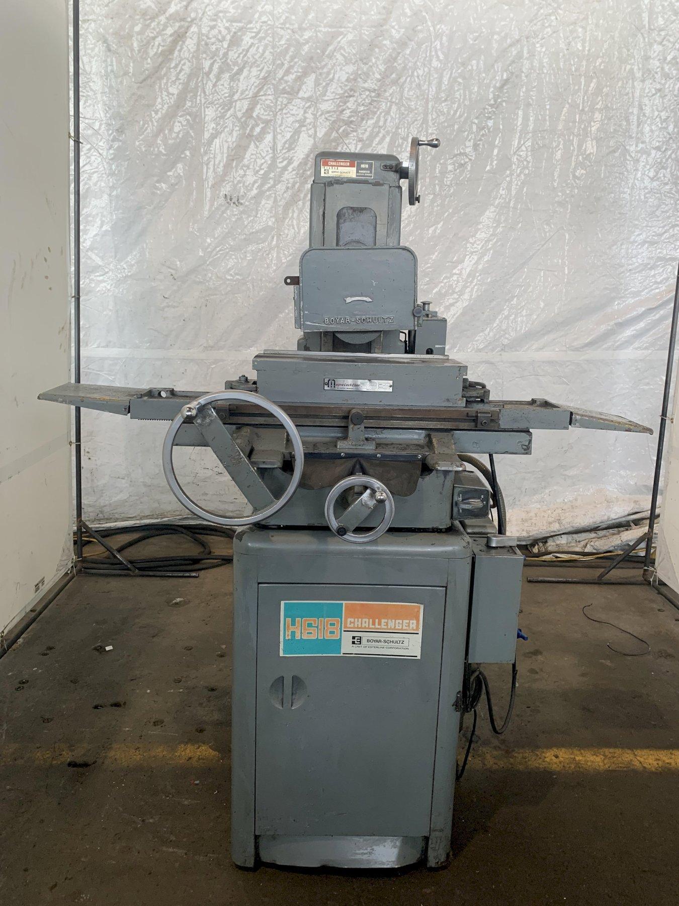 BOYAR-SCHULTZ H612 H618 Surface Grinder Challenger Instruction Parts Manual 0071